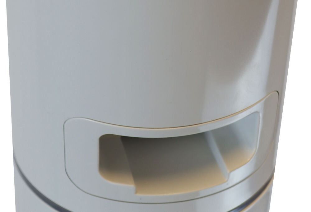 Wentylator GERMINA GW-0055 Biały wytrzymały materiał ABS moc 45 W efektywne działanie niskie zużycie energii wysokość 1100 mm wylot powietrza 45 cm chłodzenie większych powierzchni stylowy design funkcjonalne rozwiązanie praktyczny estetyczny elegancki dodatek dodatkowy uchwyt łatwe przenoszenie elastyczne użytkowanie 