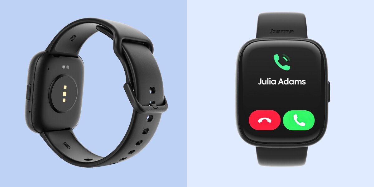 Smartwatch HAMA 4000 Czarny Rozmowy bez telefonu