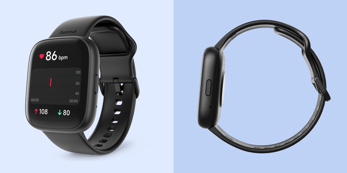 Smartwatch HAMA 4000 Czarny Monitor zdrowia 24/7