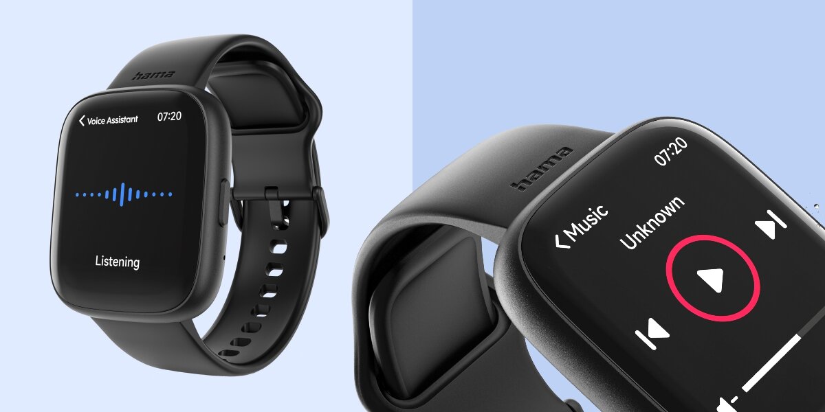 Smartwatch HAMA 4000 Czarny Multimedia na nadgarstku