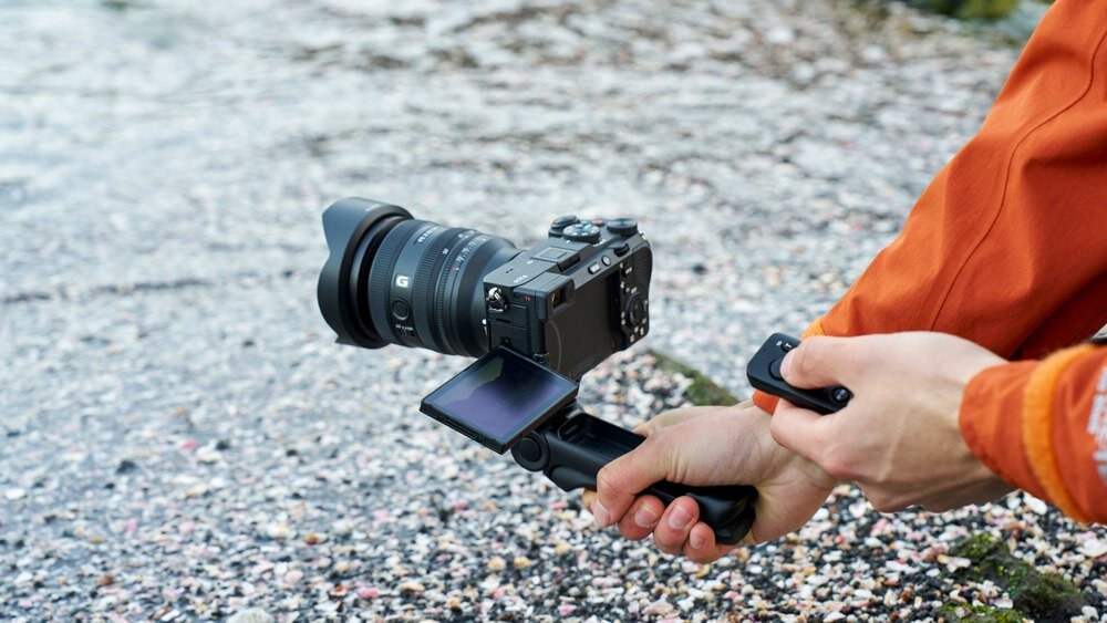Uchwyt SONY GPVPT3B.CE7 przycisk REC dźwignia zoomu