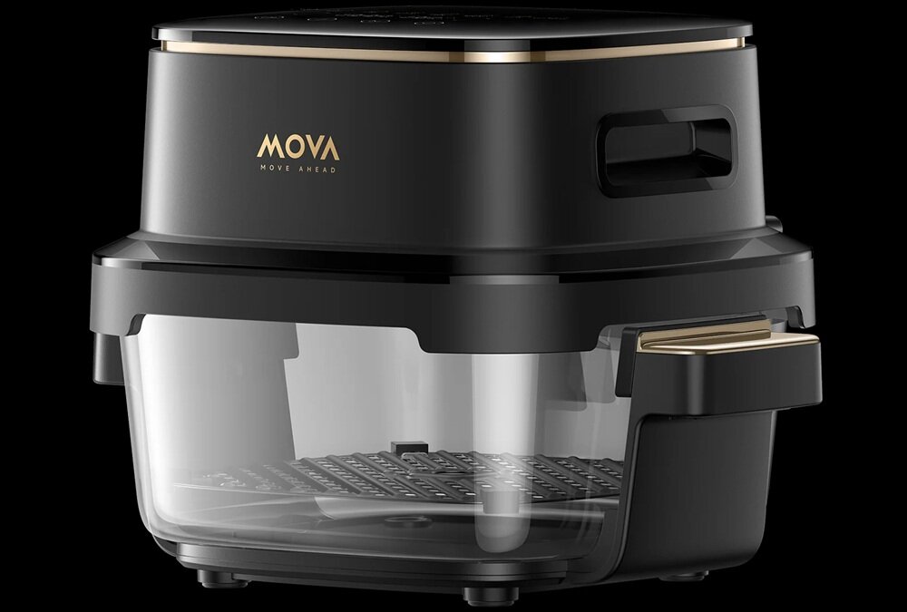 Air Fryer Frytkownica beztłuszczowa MOVA AF20 Pro szeroki zakres temperatur, podgrzewanie, suszenie, pieczenie, szybkie nagrzewanie, czujnik NTC