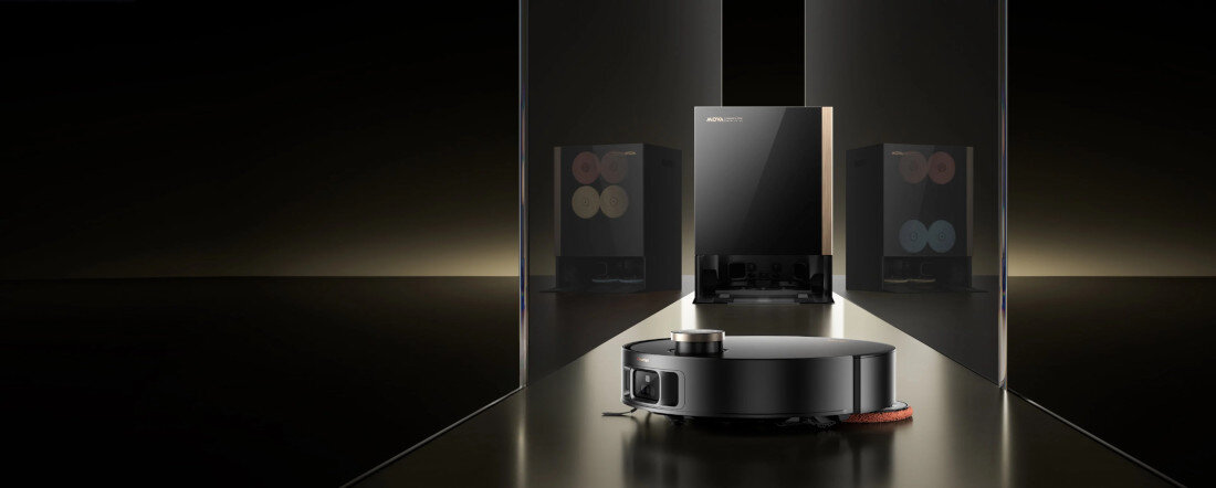 Robot sprzątający MOVA Mobius 60 prezentacja wizualizacja design wygląd Sprzątanie bez wysiłku