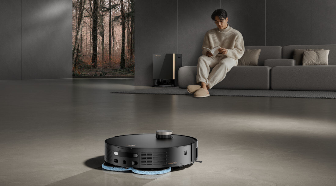 Robot sprzątający MOVA Mobius 60 Cicha praca w domu Poziom hałasu do 70 dB bez nadmiernego hałasu