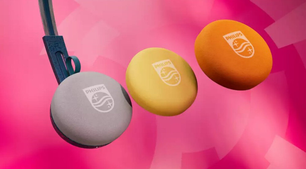 Słuchawki PHILIPS TAH2000TL/00 retro design i kolorowe nauszniki, kadr słuchawek na różowym tle, 3 kolory poduszek