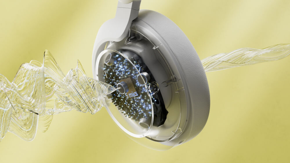 PHILIPS TAH8000EWT/00 słuchawki 5 mikrofonów, redukcja szumów, wyraźny głos, dźwiek przechodzący przez nausznik