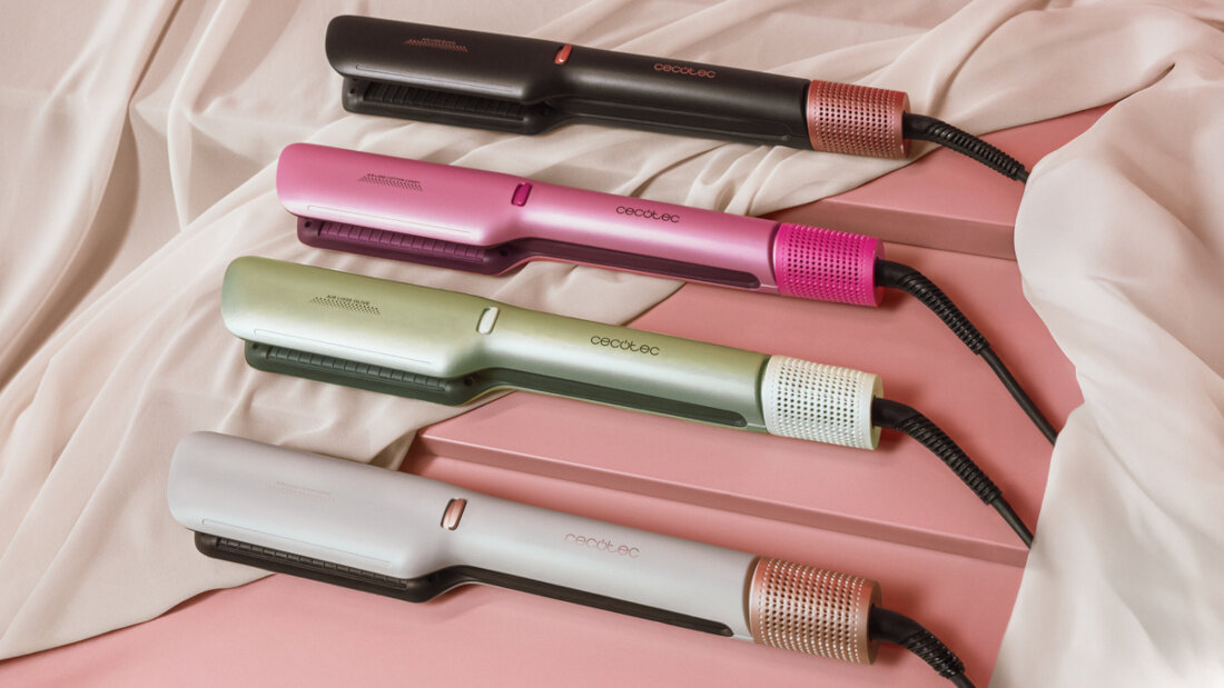 Prostownica CECOTEC Air Lisse Cotton Candy 230 stopni zdjęcie lifestyle Gładkie włosy w krótkim czasie