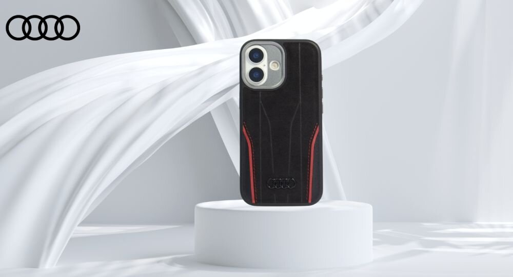 Etui Audi R8 Genuine Leather MagSafe – luksusowa skóra i Alcantara®