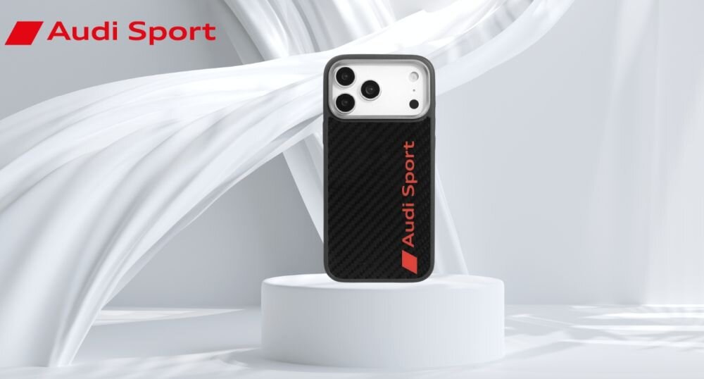 Etui Audi R8 Carbon Fiber MagSafe – sportowy design ze strukturą włókna węglowego