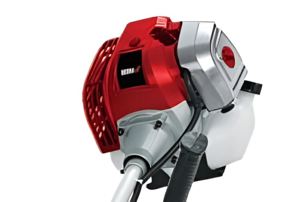 Kosa spalinowa DEDRA DED8714 1.25kW 8.2kg Żyłka + tarcza tnąca silnik 2-suwowy spalinowy pojemnosc 43 cm3 moc 1250 W stabilna praca predkosc do 7500 obr/min pojemnik zbiornika paliwa pojemnosc 1,2 l do benzyny typu Pb 95