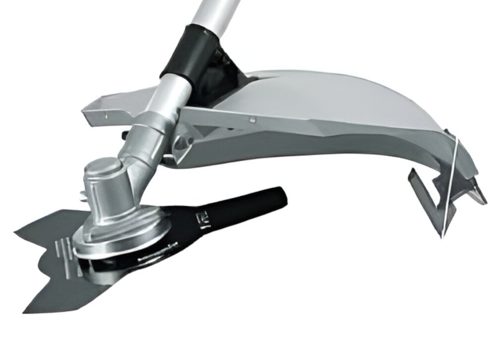 Kosa spalinowa DEDRA DED8714 1.25kW 8.2kg Żyłka + tarcza tnąca system Tap&Go system latwego wysuwania zylki automatyczne podawanie zylki szerokosc robocza 43 cm zylka tnaca o srednicy 2-2,4 mm metalowa tarcza noz trojzebny szerokosc robocza 25,5 cm