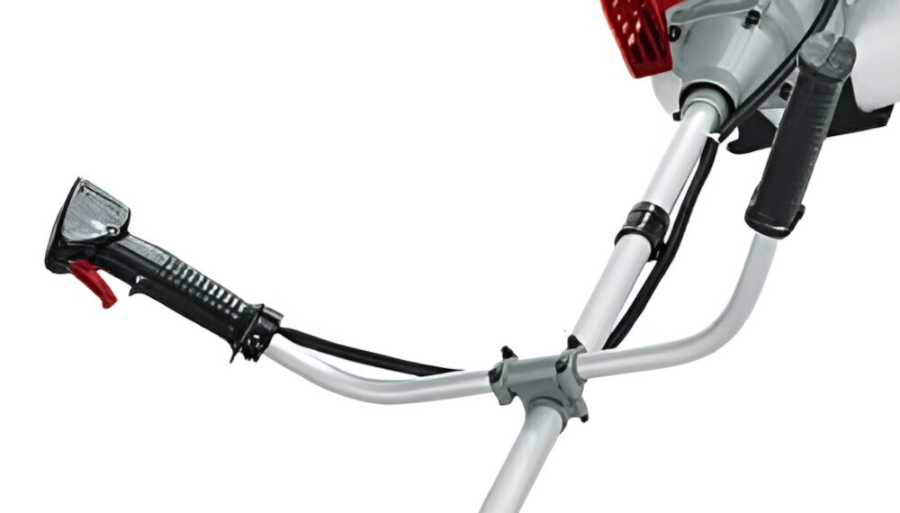 Kosa spalinowa DEDRA DED8714 1.25kW 8.2kg Żyłka + tarcza tnąca ergonomicznie zaprojektowany uchwyt praca komfortowa przyjemna uchwyt w ksztalcie kierownicy szelki