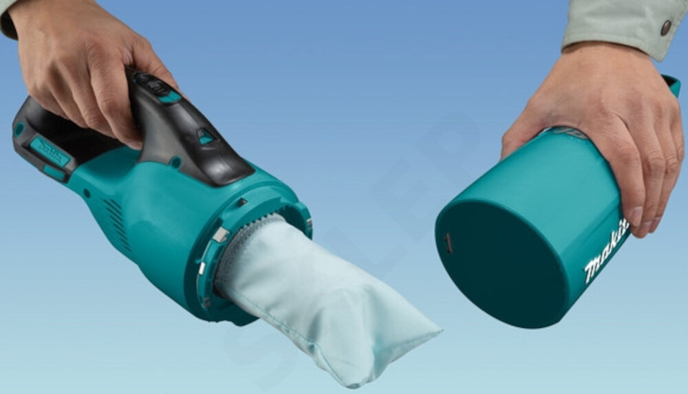 Odkurzacz MAKITA DCL280FZ Komfort użytkowania zbiornik pojemność opróżnianie ułatwienie system bezworkowy czyszczenie Proste rozwiązania