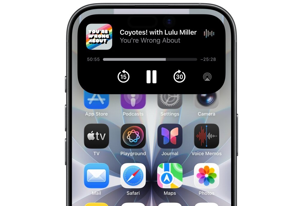 Smartfon APPLE iPhone 17 Dynamic Island powiadomienia na ekranie smartfon funkcjonalny design