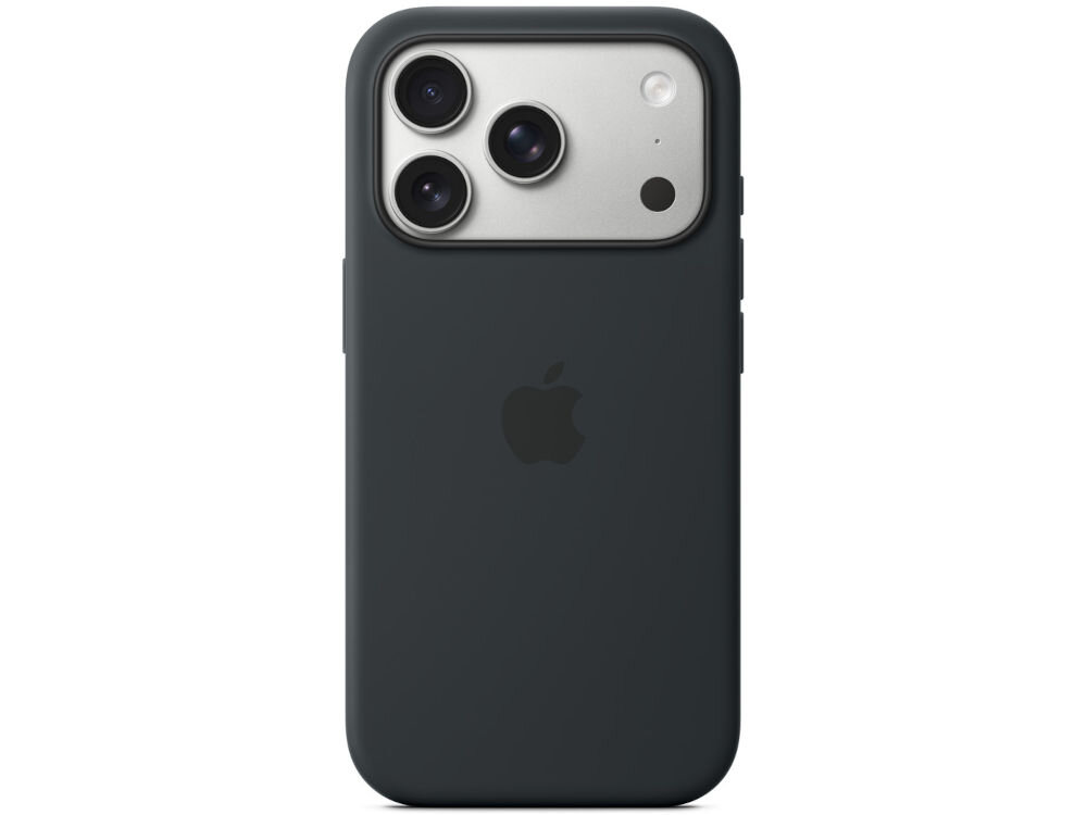 Etui APPLE Silicone Case MagSafe do iPhone 17 Pro widok na etui tyłem widoczne logo apple