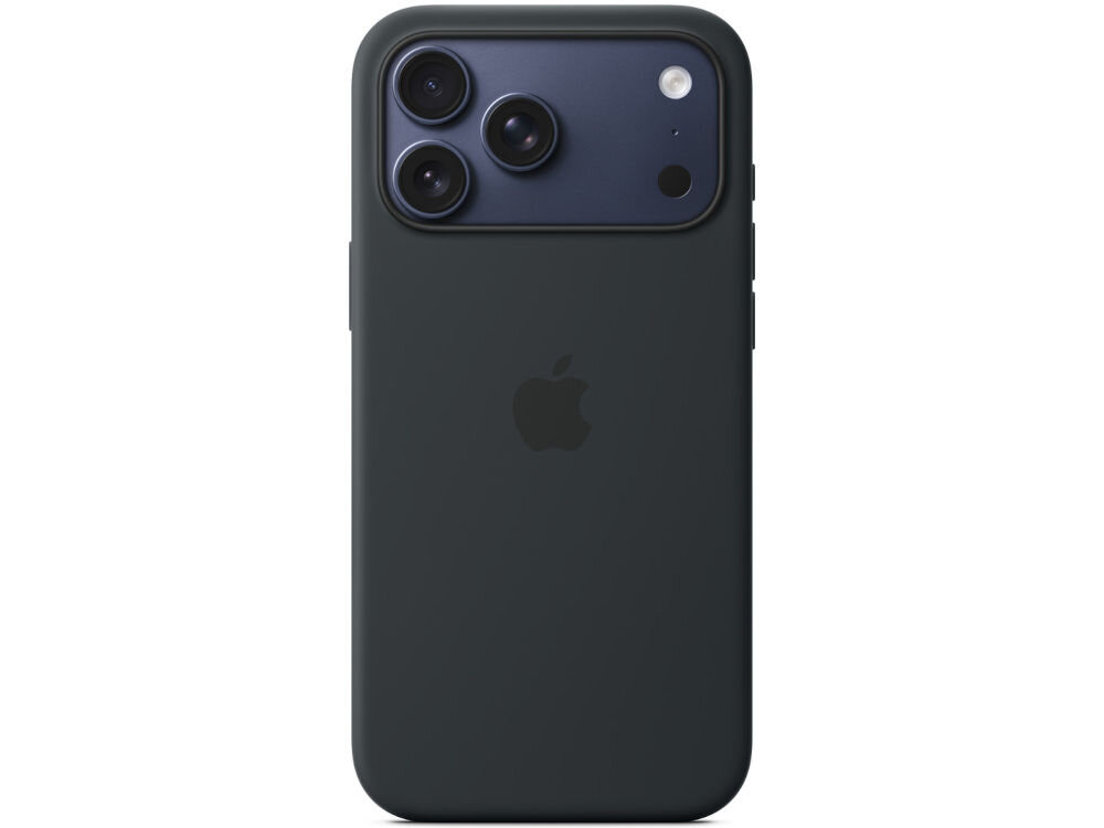 Etui APPLE Silicone Case MagSafe do iPhone 17 Pro Max widok na etui tyłem widoczne logo apple