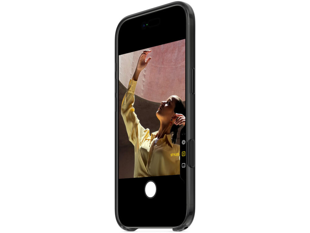 Etui APPLE Bumper do iPhone Air złożona na iphone widok bokiem