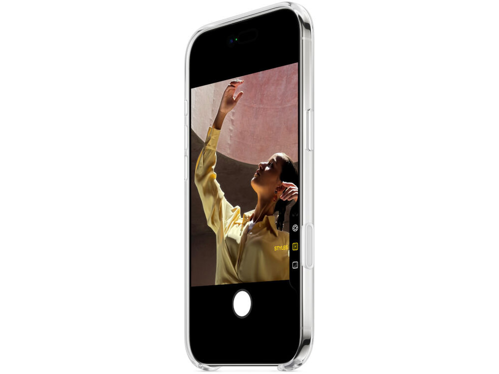 Etui APPLE Bumper do iPhone Air złożona na iphone widok bokiem