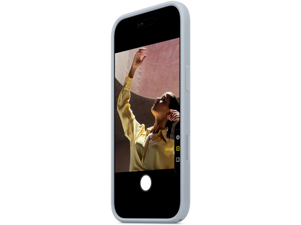 Etui APPLE Bumper do iPhone Air złożona na iphone widok bokiem