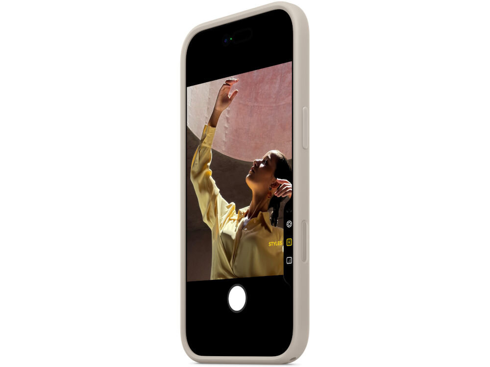 Etui APPLE Bumper do iPhone Air złożona na iphone widok bokiem