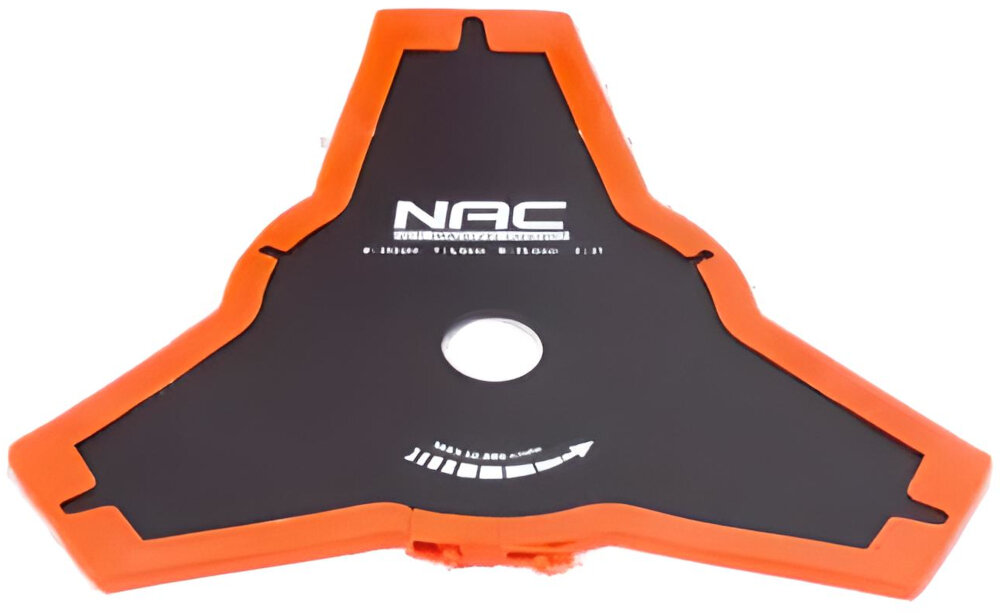 Kosa spalinowa NAC BP427-17KA-T tarcza tnaca z trzema ostrzami z wysokiej jakosci stali szerokosc robocza 25,5 cm