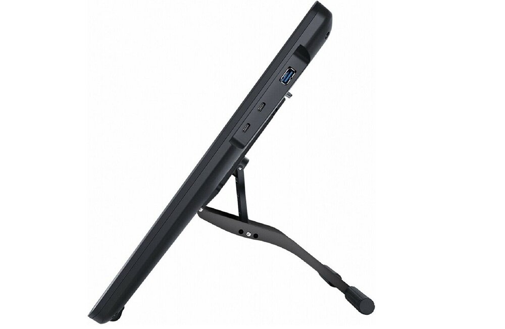 Tablet graficzny HUION Kamvas 22 Plus komfortowy wygodny ergnomoniczna podstawka