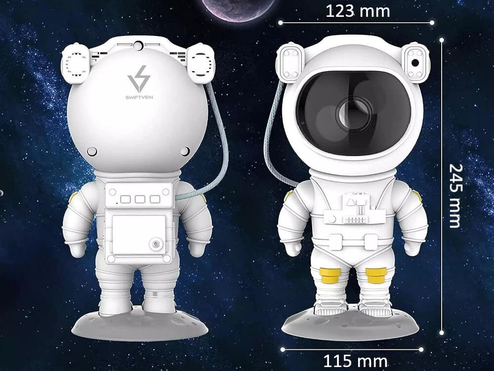 Projektor gwiazd EXTRALINK Astronauta wymiary