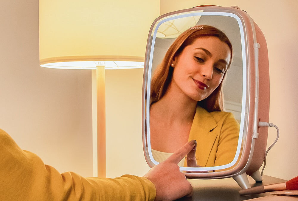 Lodówka kosmetyczna CECOTEC Bamba CoolingBeauty 6000 Mirror Różowy kompleksowa pielęgnacja