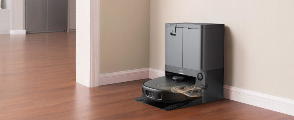 Robot sprzątający EUFY X10 Pro Omni zbiornik woda pojemność powierzchnia Automatyczne suszenie nakładek mopa temperatura higiena