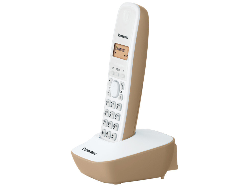 Telefon PANASONIC KX-TG1611 ponowne wybieranie ostatnich 10 numerów różnorodne dzwonki do wyboru połączenia konferencyjne interkom dzielenie połączeń budzika i zegara AAA Ni-MH montażu na ścianie