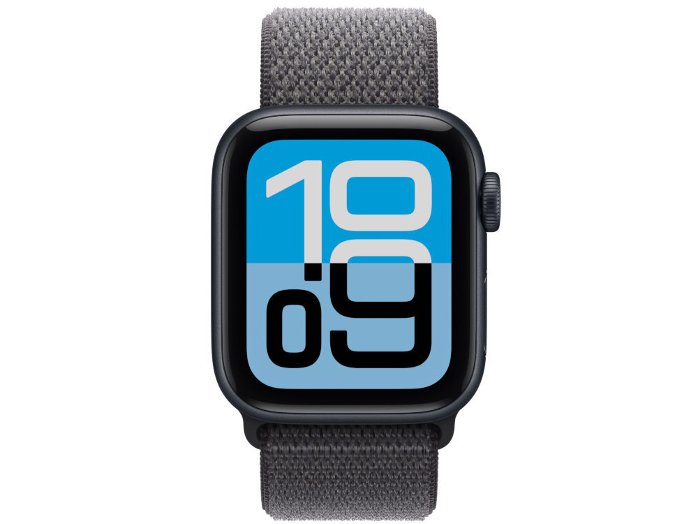 Pasek do Apple Watch opaska sportowa Apple miękkiego, oddychającego materiału Dwuwarstwowy splot nylonu gęsto rozmieszczonymi pętelkami Zapięcie na rzep - pasek z zegarkiem od przodu