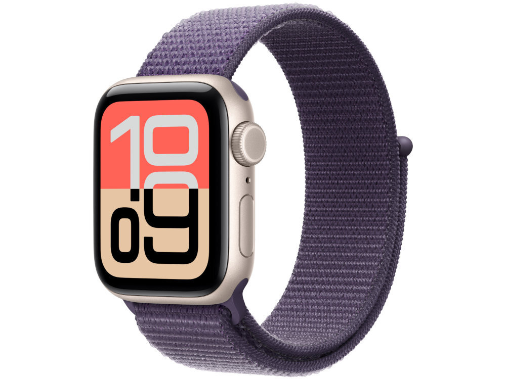 Pasek do Apple Watch - pasek na zegarku pod kątem na białym tle