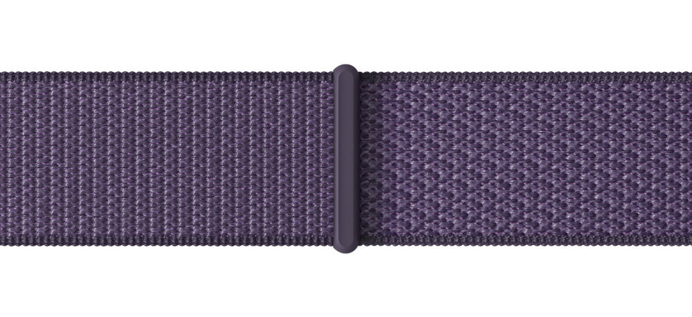 Pasek do Apple Watch Opaska sportowa Apple elastan pochodzący w 100% z recyklingu, poliester w 100% z recyklingu oraz nylon w 85% z recyklingu porzuconych sieci rybackich energii elektrycznej 100% z czystych źródeł - pasek na płasko na białym tle