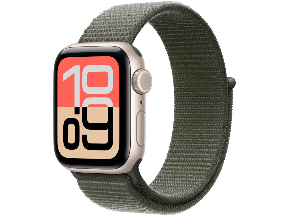 Pasek do Apple Watch - pasek na zegarku pod kątem na białym tle