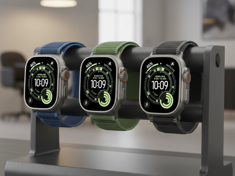 Pasek Apple Trail - pasek we wszystkich wersjach kolorystycznych na stojaku