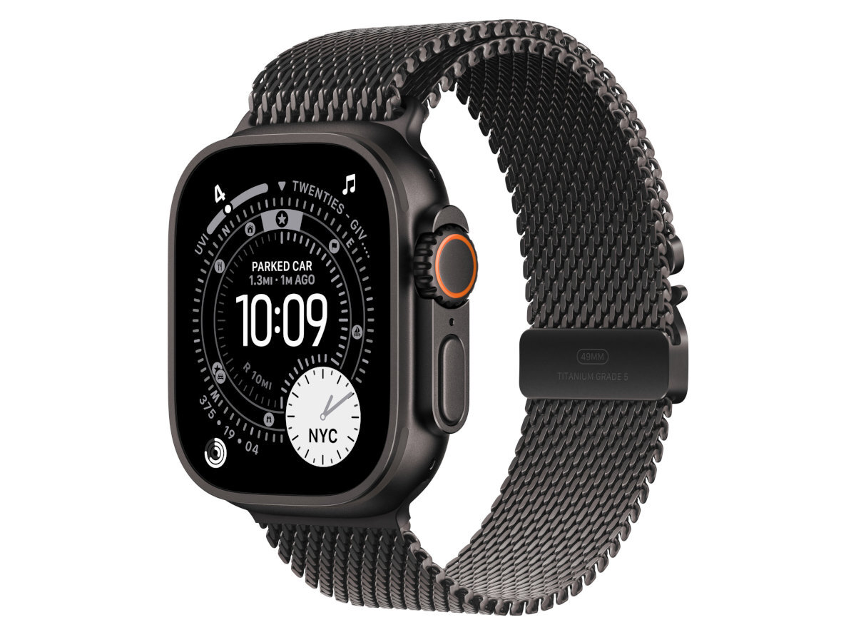 Bransoleta mediolańska do Apple Watch - bransoleta z zegarkiem pod kątem