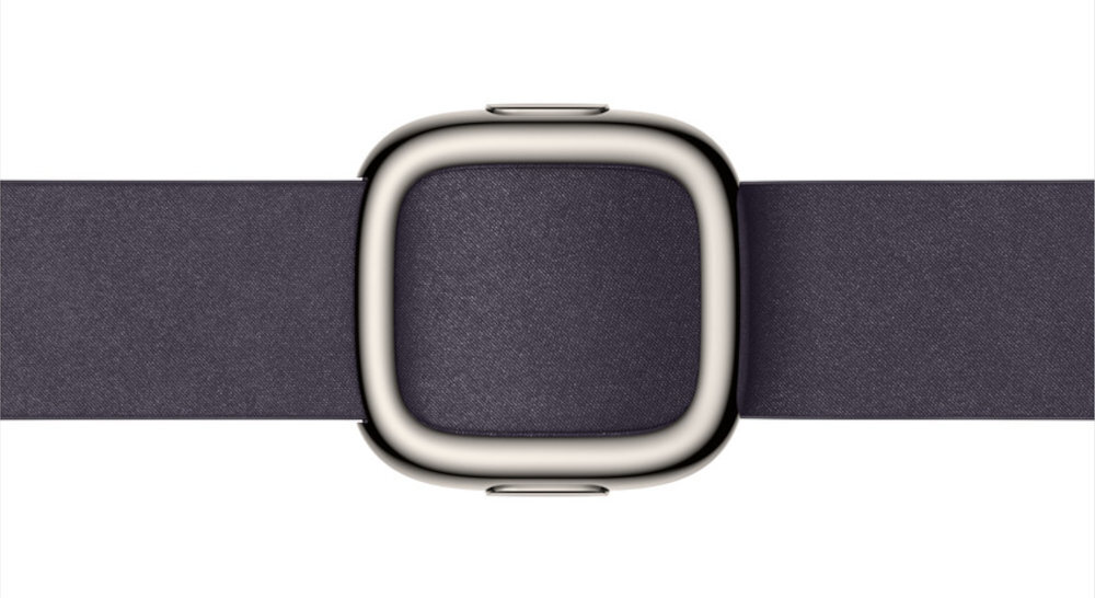 Pasek Apple Modern Buckle dwuczęściowe zapięcie magnetyczne Stabilna konstrukcja - zapiecie paska z bliska