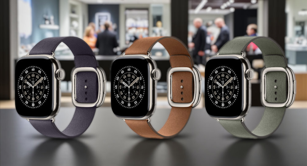 Pasek Apple Modern Buckle - pasek na zegarku w trzech wersjach kolorystycznych na tle sklepu