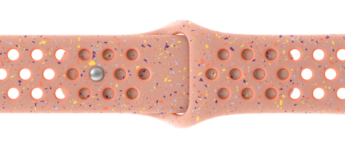 Pasek do Apple Watch Nike Sport Band Aluminiowe zapięcie Nike Run Swoosh napę i szlufkę grawerowane logo Nike Matowe wykończenie Lekka konstrukcja - zapięcie paska