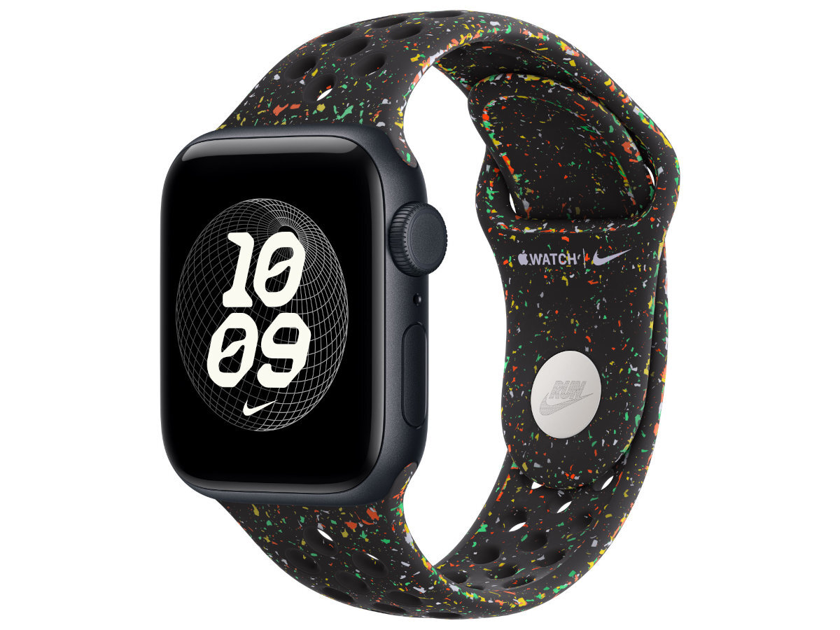 Pasek do Apple Watch Nike Sport Band - pasek na zegarku widok pod kątem