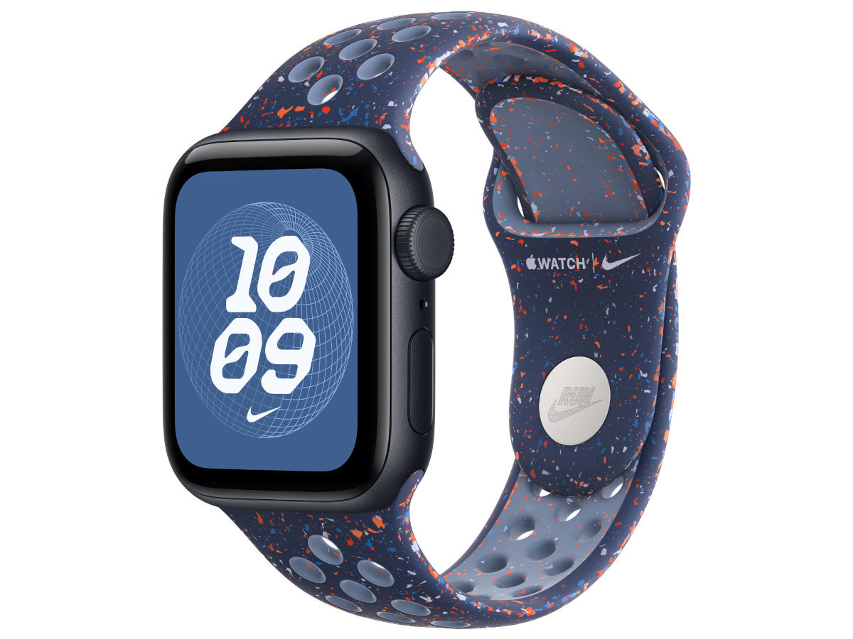 Pasek do Apple Watch Nike Sport Band - pasek na zegarku widok pod kątem