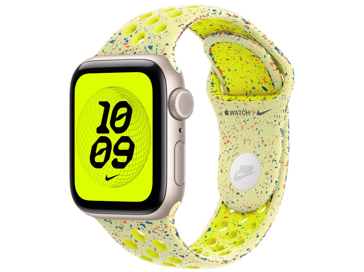 Pasek do Apple Watch Nike Sport Band - pasek na zegarku widok pod kątem