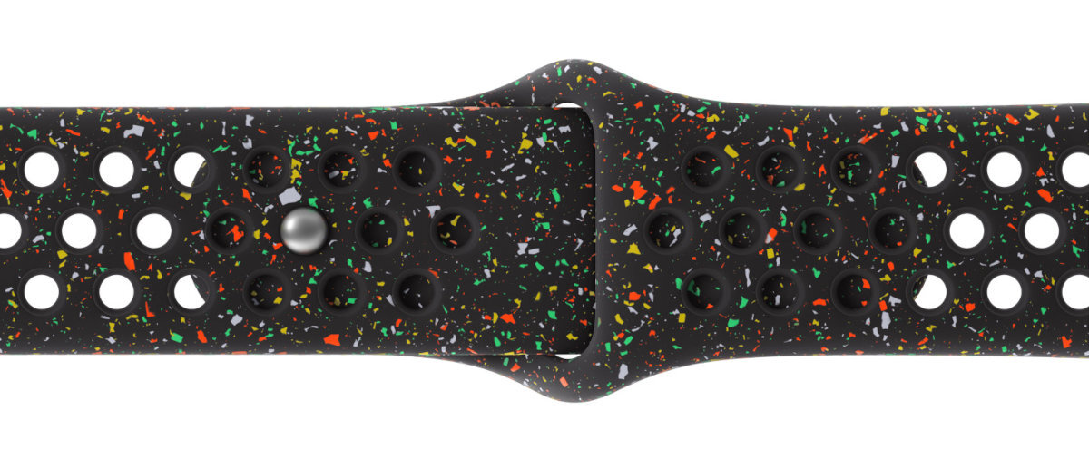 Pasek do Apple Watch Nike Sport Band Aluminiowe zapięcie Nike Run Swoosh napę i szlufkę grawerowane logo Nike Matowe wykończenie Lekka konstrukcja - zapięcie paska