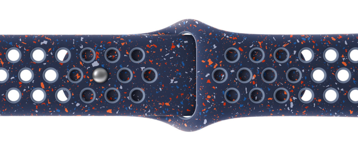 Pasek do Apple Watch Nike Sport Band Aluminiowe zapięcie Nike Run Swoosh napę i szlufkę grawerowane logo Nike Matowe wykończenie Lekka konstrukcja - zapięcie paska