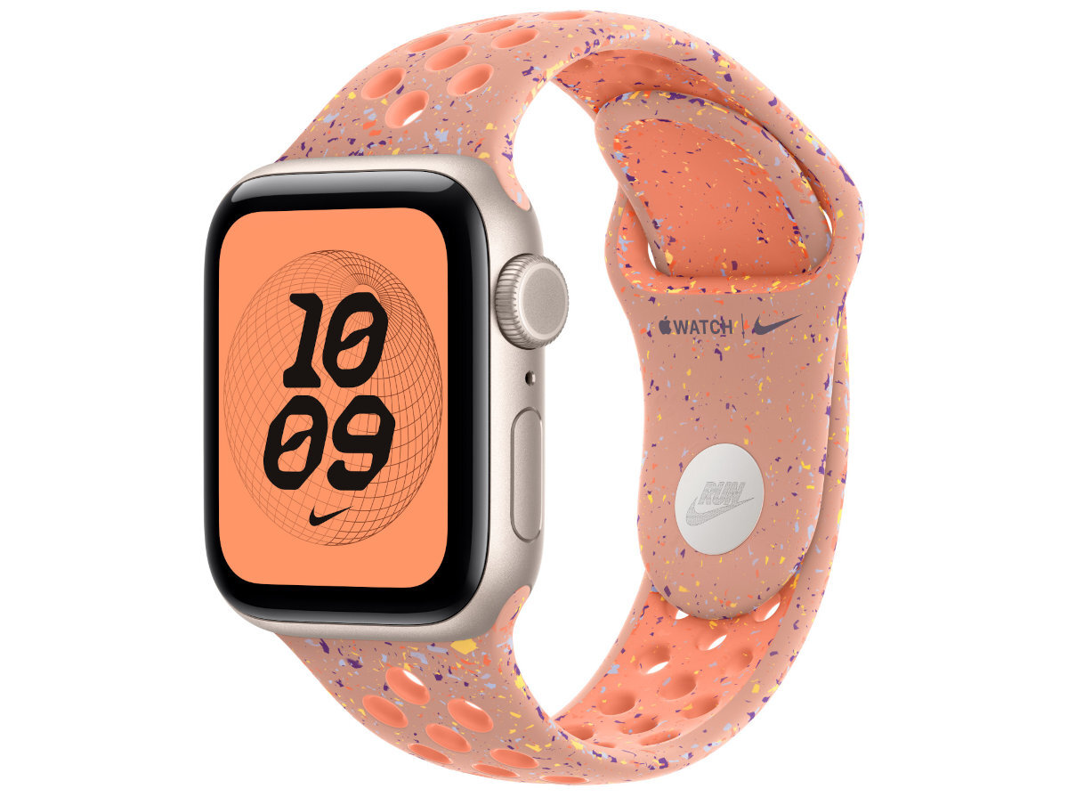 Pasek do Apple Watch Nike Sport Band - pasek na zegarku widok pod kątem