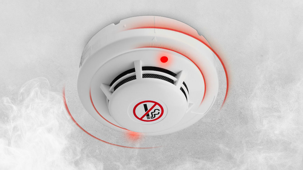 Eura ALG-61B8 aktywowany alarm w czujniku w ogól dym