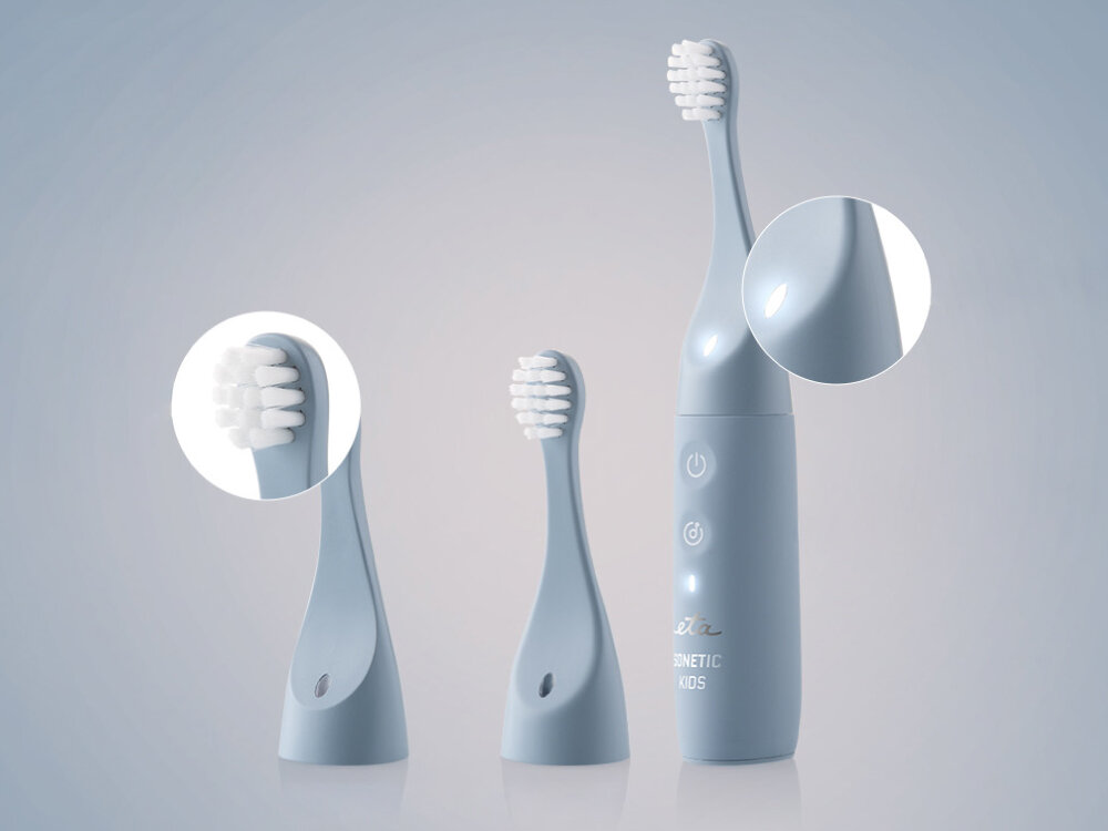 Szczoteczka soniczna ETA Sonetic Kids II 171090010 Niebieski zdrowy uśmiech dziecka, technologia soniczna, delikatne czyszczenie bez podrażnień