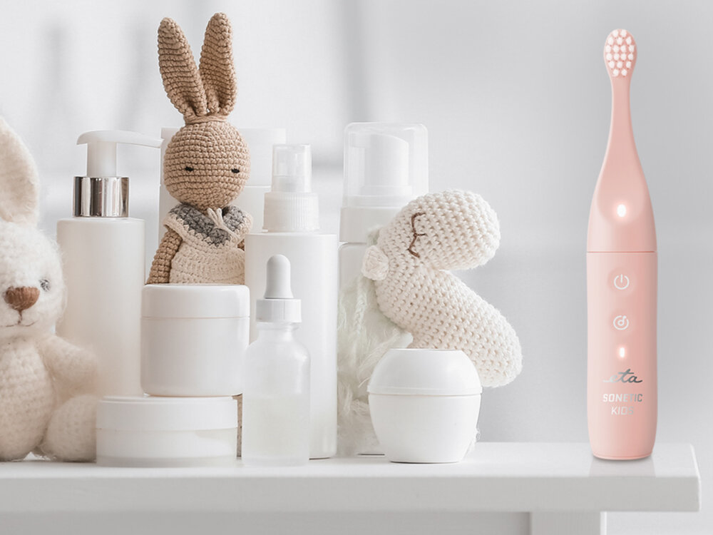 Szczoteczka soniczna ETA Sonetic Kids II 171090000 Różowy kv początek opisu