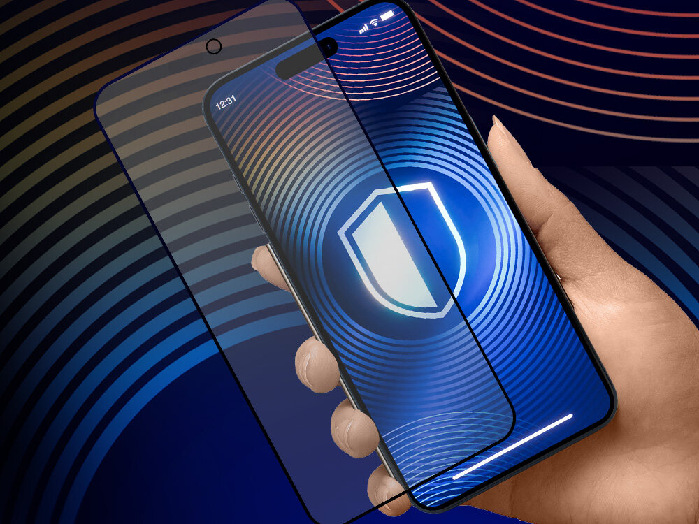 Szkło hartowane 3mk Hardglass Matt Max Privacy twardosc upadek uderzenie bezpieczenstwo brzegi pokrycie