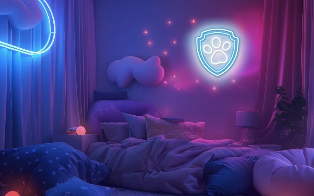 Neon LED PSI PATROL  Zasilanie 